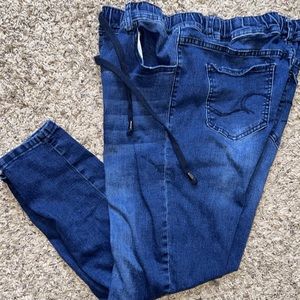 One Republic For All Blue Denim Joggers Women's Size XLarge Pre-owned